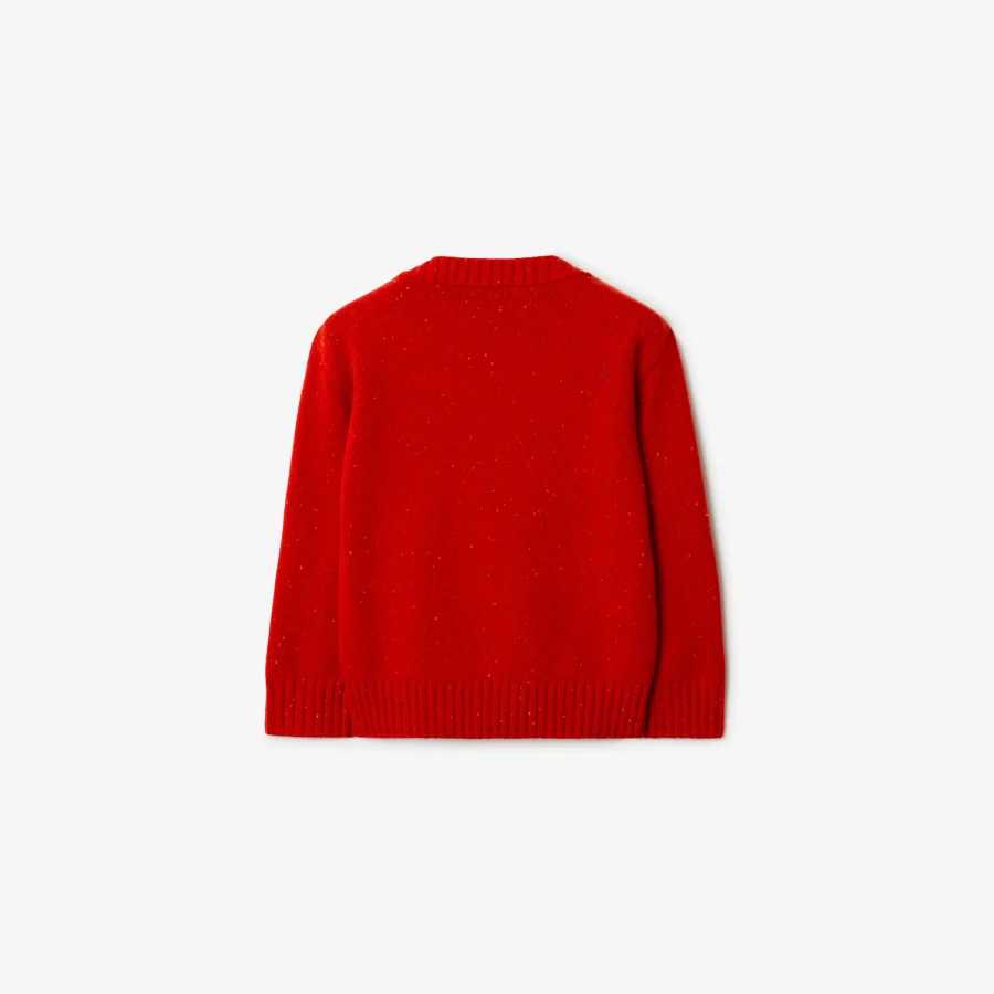 Pullover in lana e cashmere - BURBERRY - immagine 2