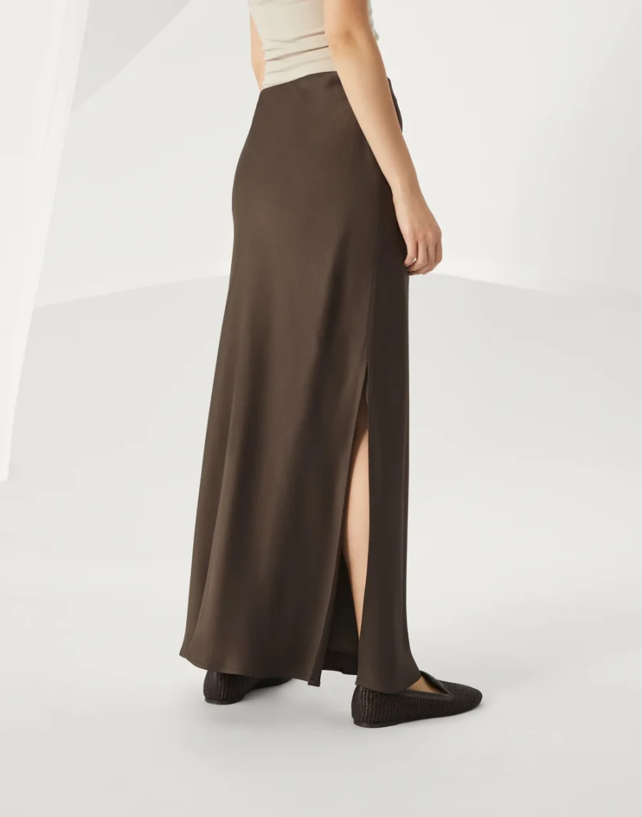 Satin skirt - Brunello Cucinelli - immagine 2