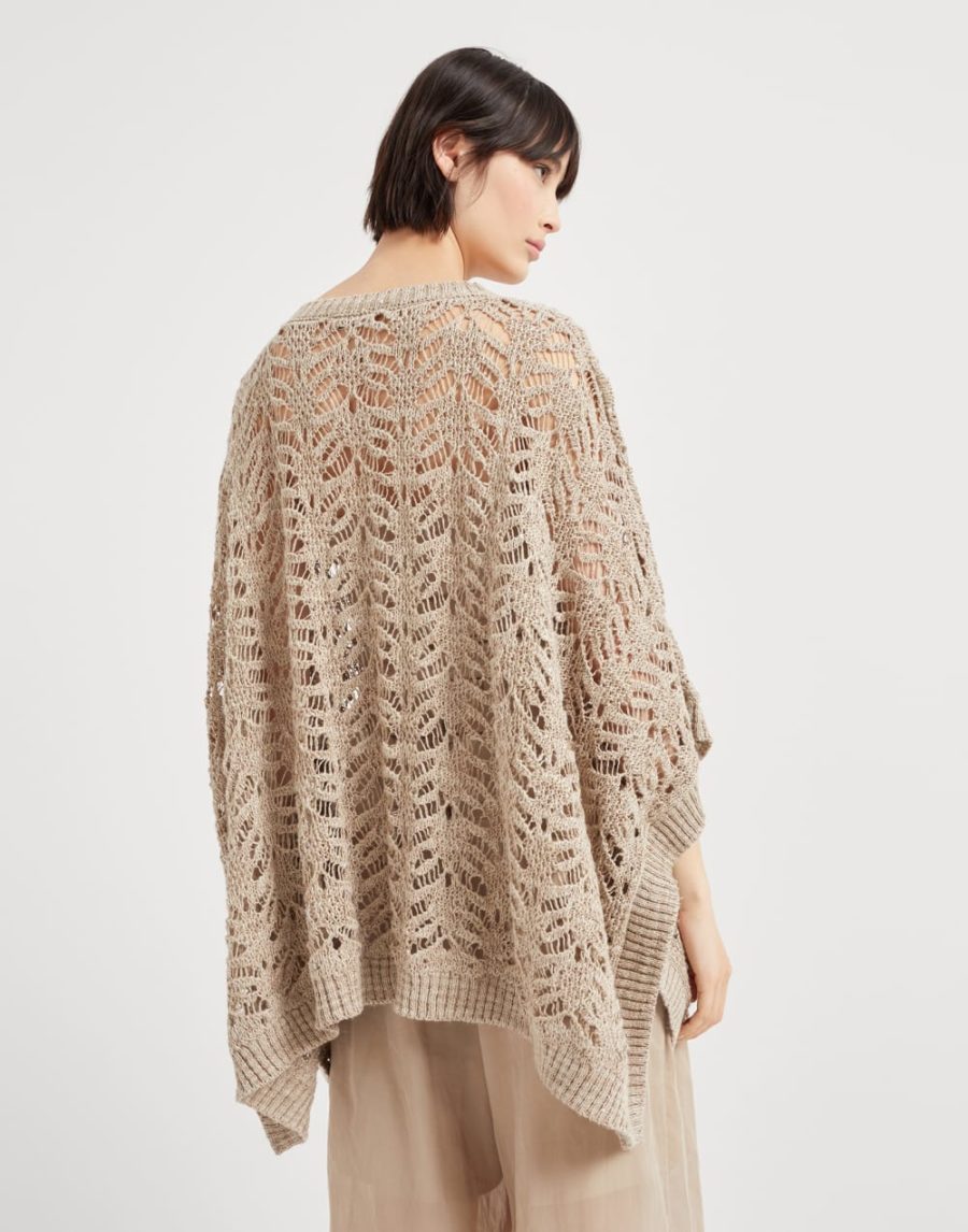 Foliage lace poncho - Brunello Cucinelli - immagine 2