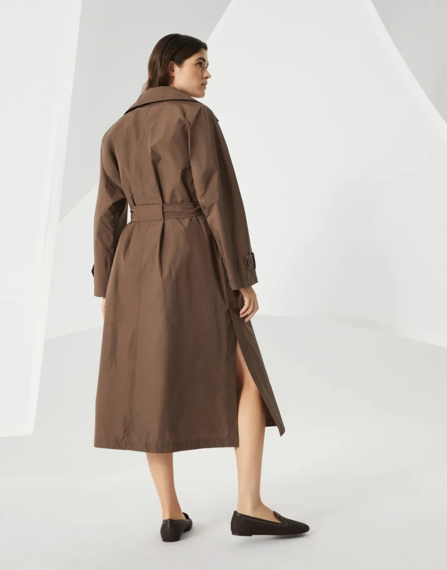 Trench coat with necklace - Brunello Cucinelli - immagine 2