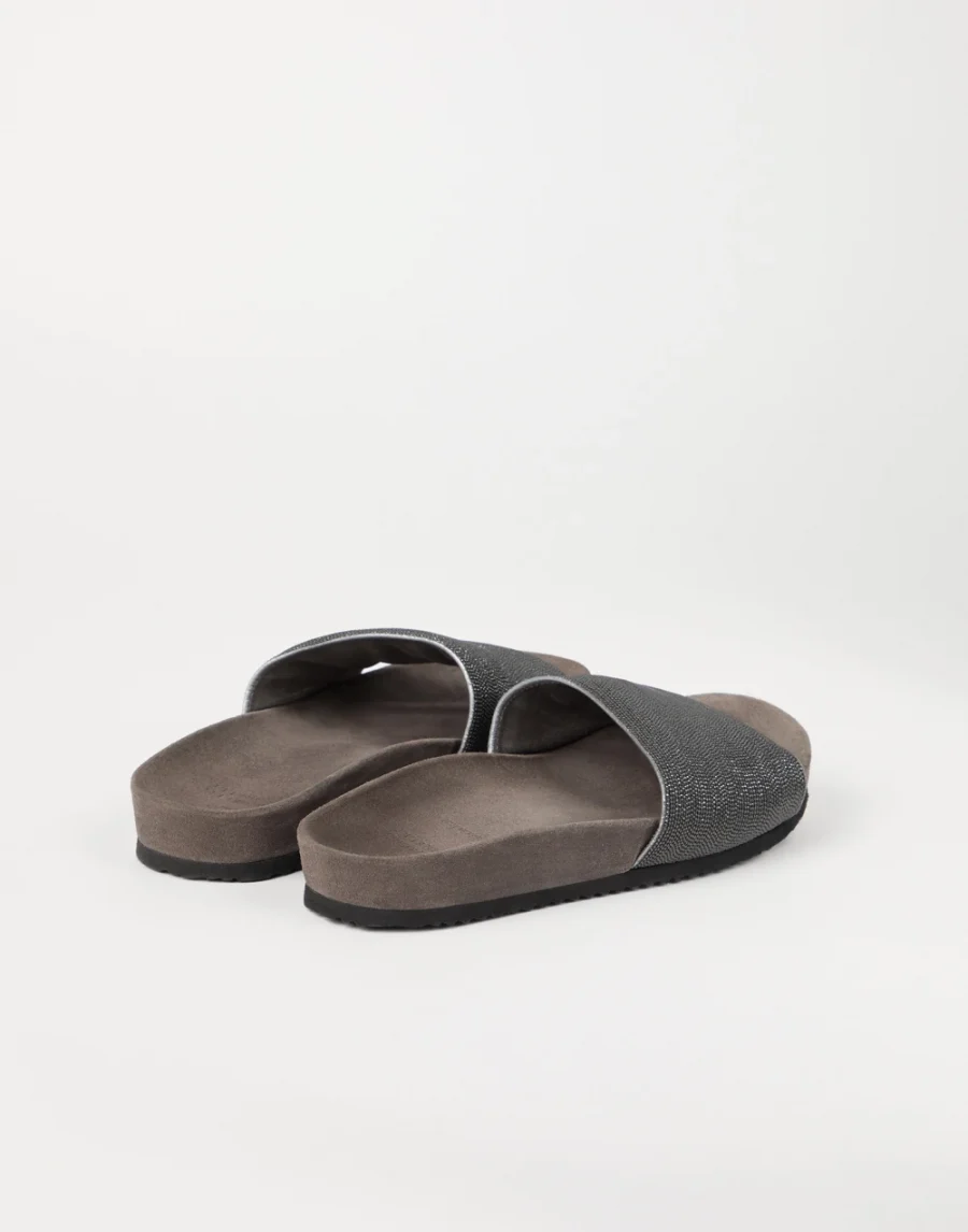 Precious Slides in Suede - Brunello Cucinelli - immagine 2
