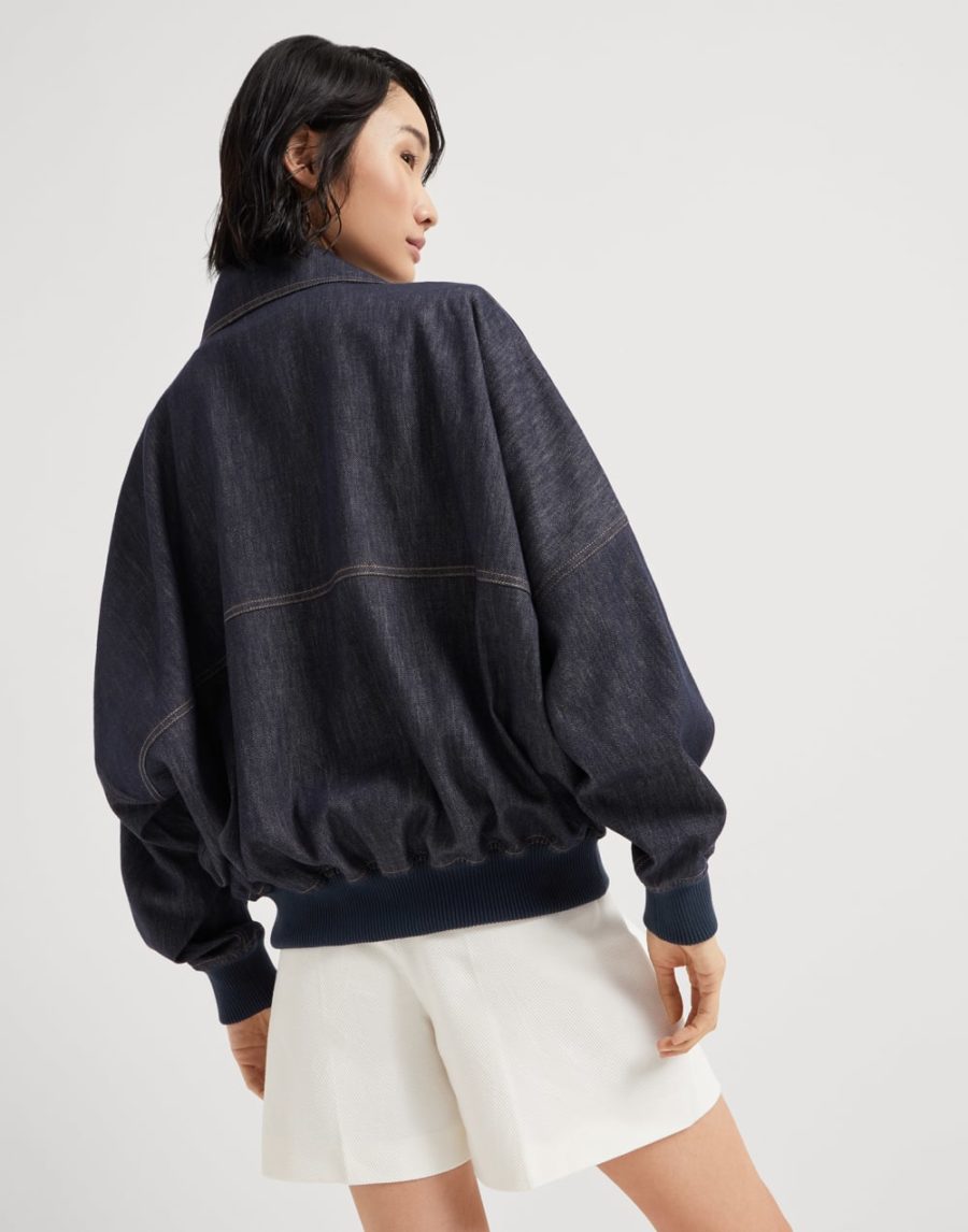 Bomber jacket with necklace - Brunello Cucinelli - immagine 2