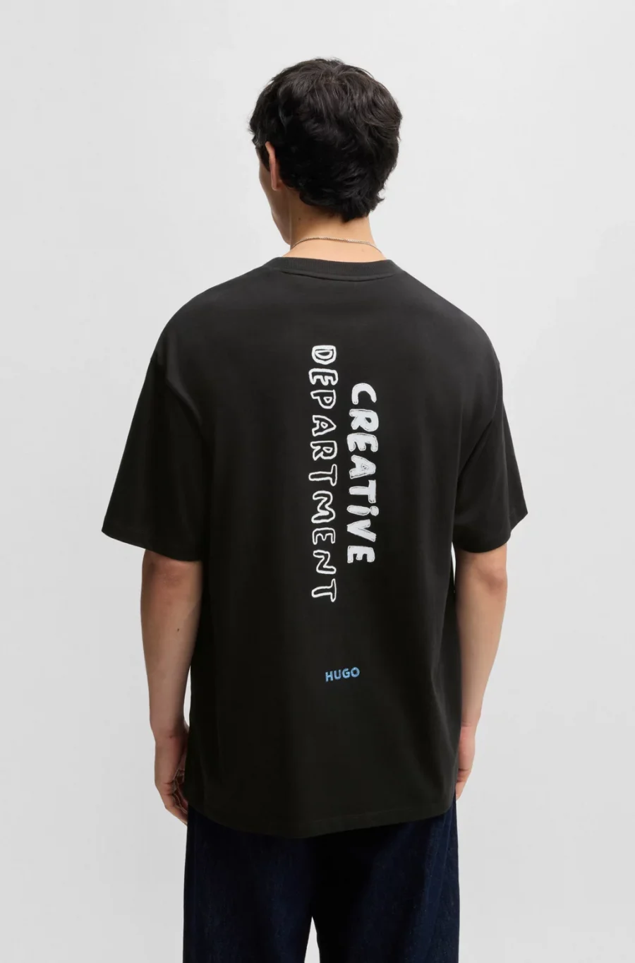Cotton T-shirt with graphics - Hugo - immagine 2