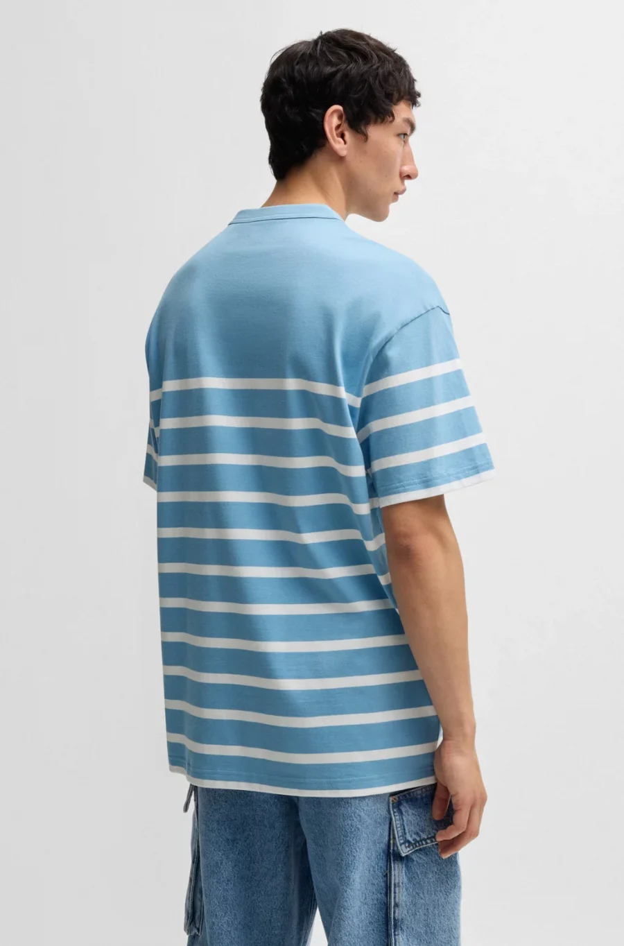 Oversized cotton jersey T-shirt - Hugo - immagine 2