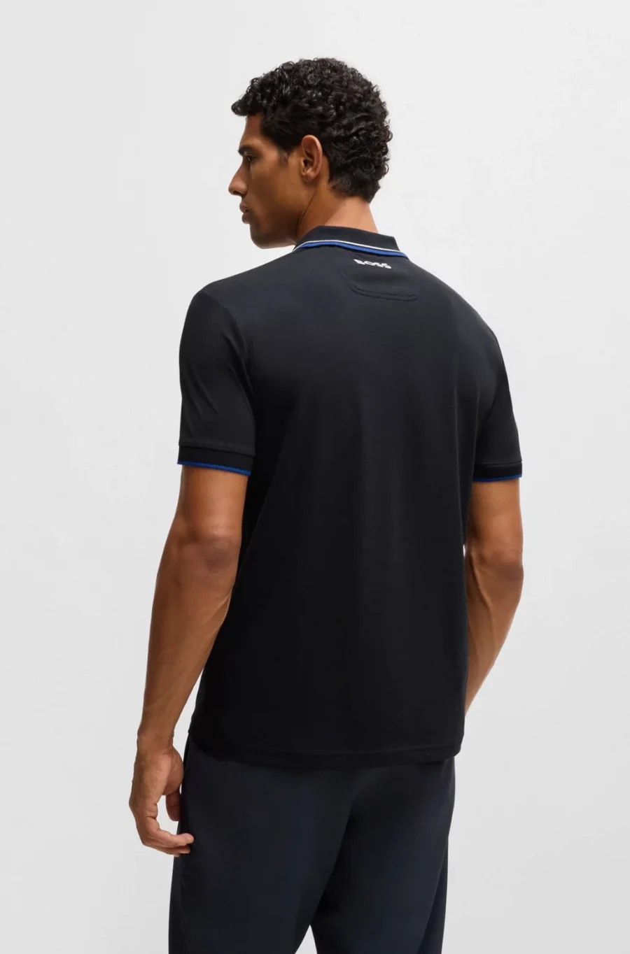 Cotton blend polo shirt - Boss - immagine 2