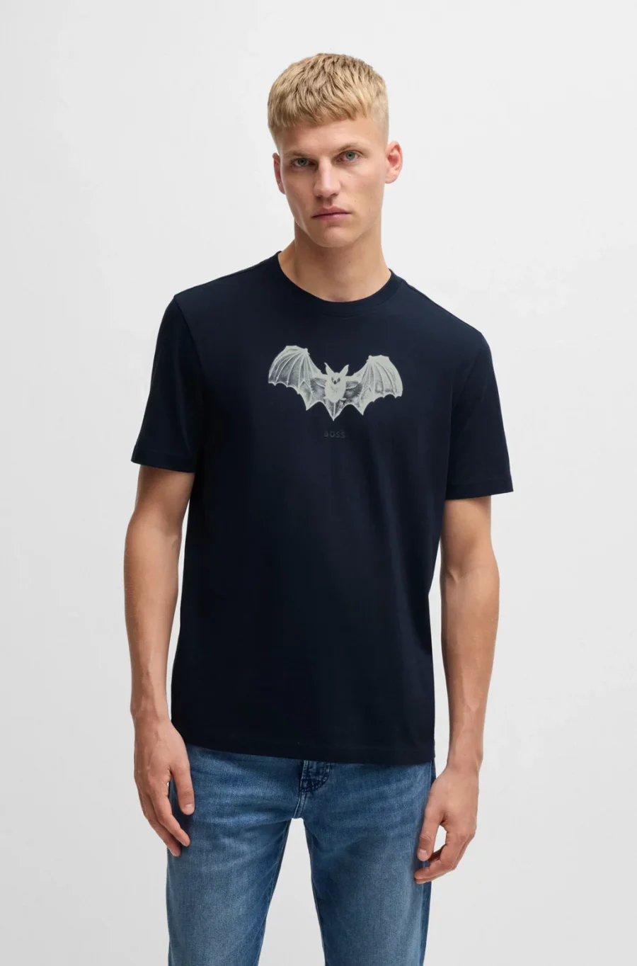 Crew-neck T-shirt with print - Boss - immagine 2