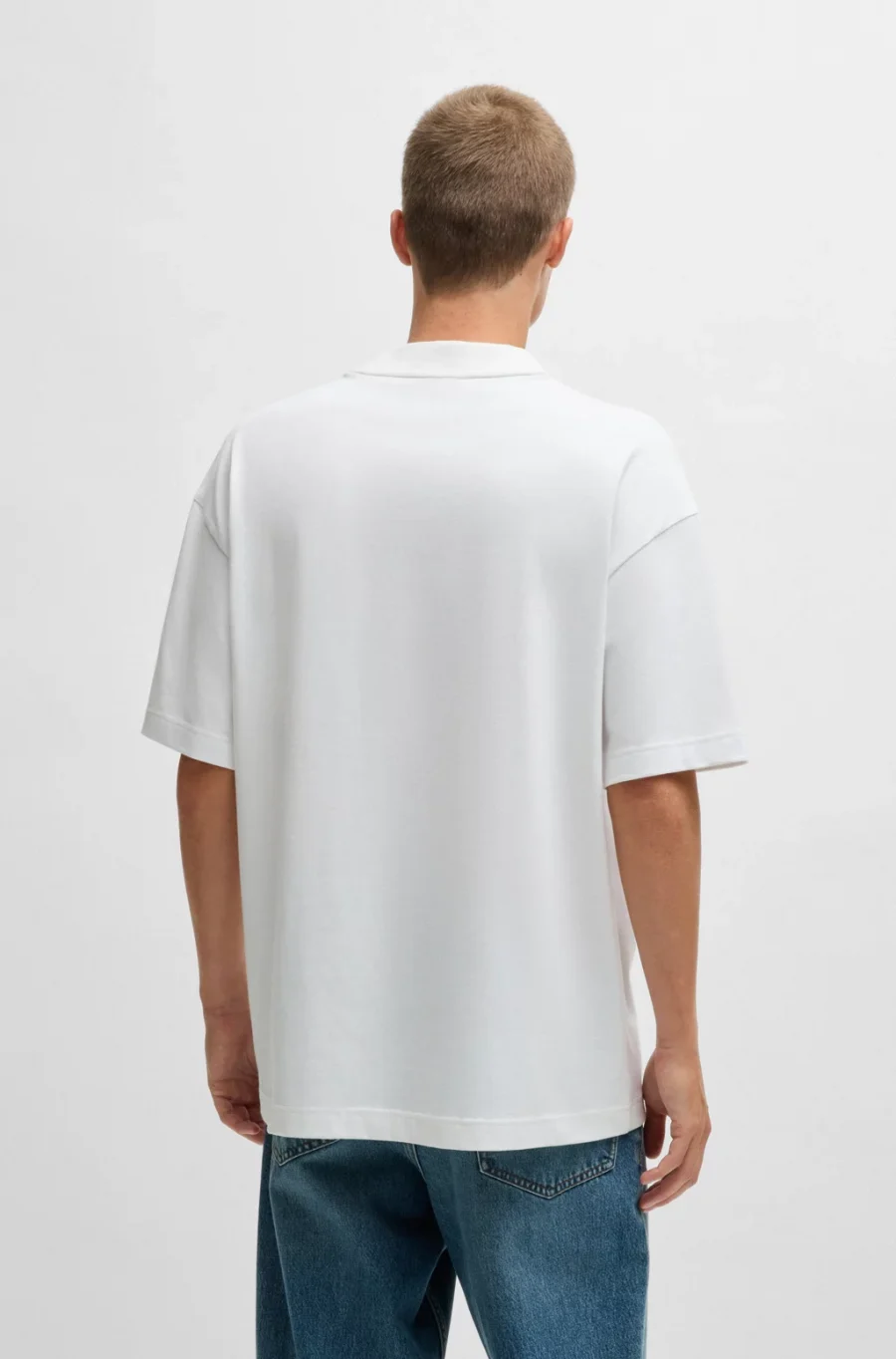 Cotton jersey T-shirt with print - Hugo - immagine 2