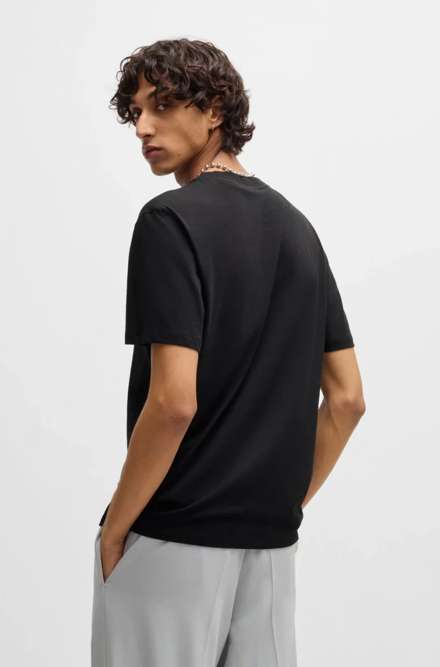 Cotton jersey T-shirt - Hugo - immagine 2