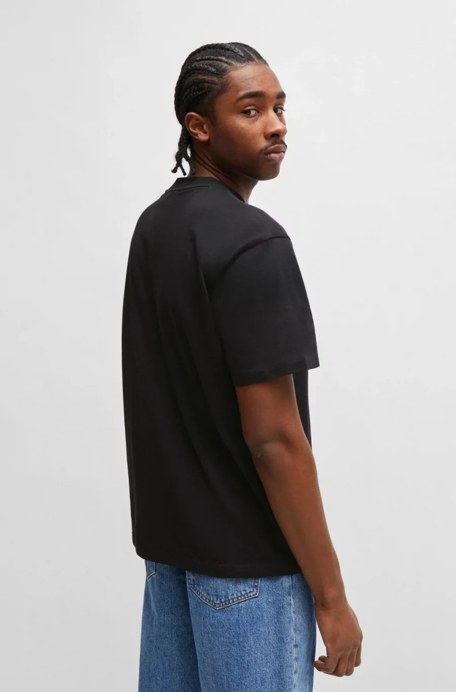 All-gender T-shirt with blue logo - Hugo - immagine 2