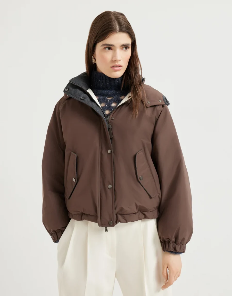 Crop Down Jacket - Brunello Cucinelli