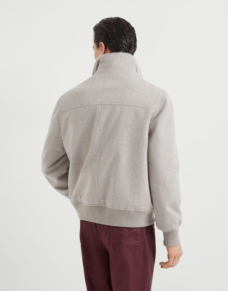 Cashmere beaver bomber jacket - Brunello Cucinelli - Image 2