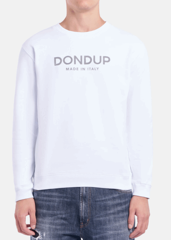 Felpa girocollo regular in cotone - Dondup
