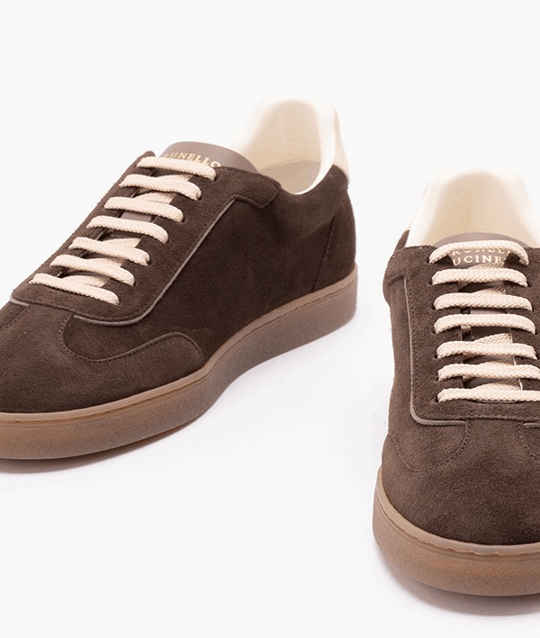Sneakers in camoscio - Brunello Cucinelli
