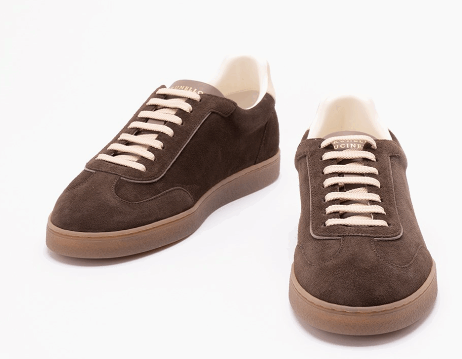 Sneakers in camoscio - Brunello Cucinelli