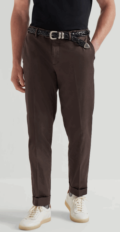 Pantalone in gabardina - Brunello Cucinelli