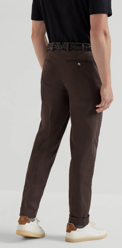 Pantalone in gabardina - Brunello Cucinelli - immagine 2