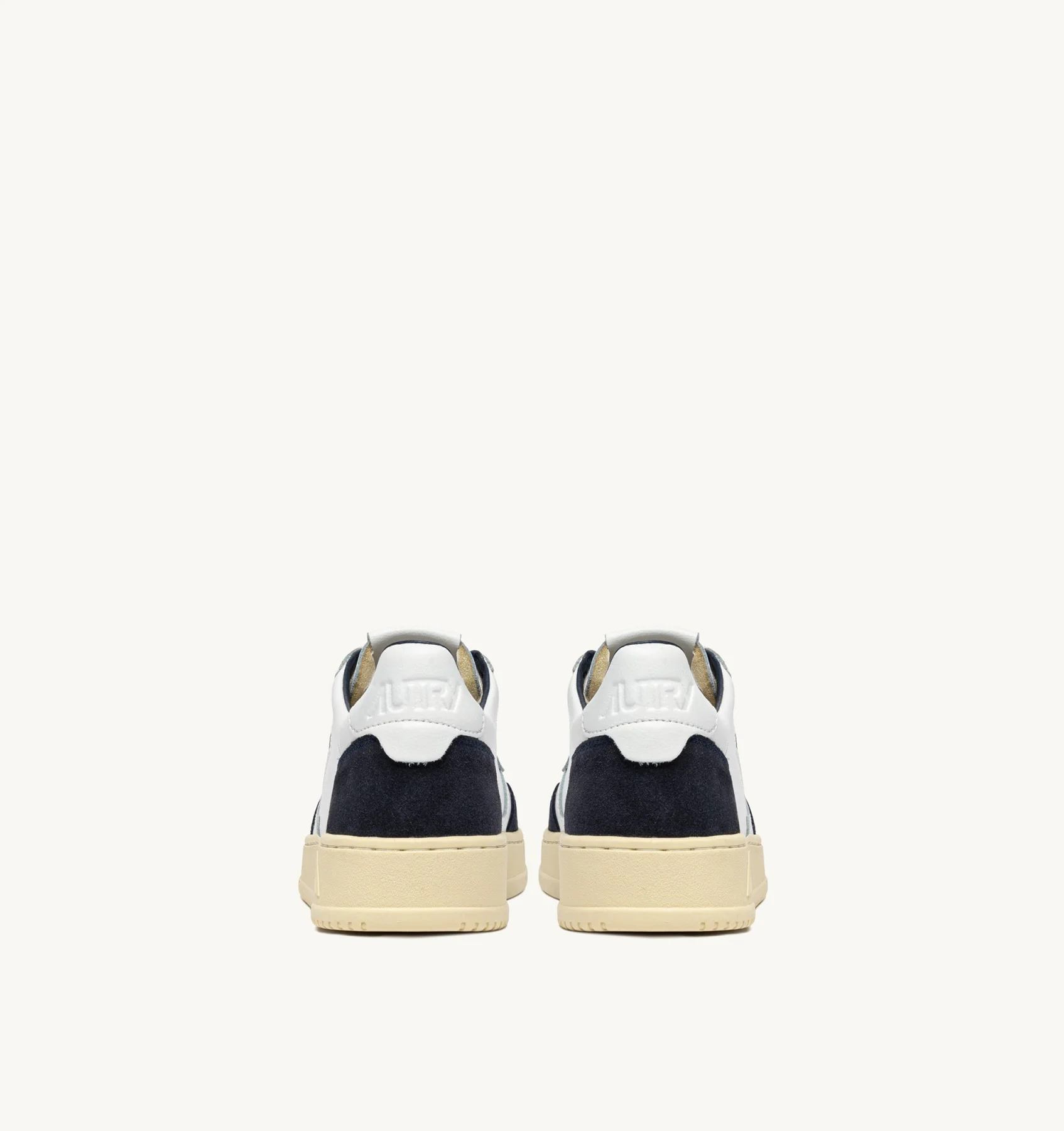 SNEAKERS MEDALIST LOW IN PELLE BIANCA E SUEDE OCEANO- Autry - immagine 3