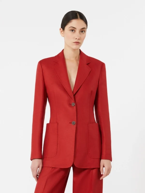Blazer in tessuto di puro lino- Max Mara