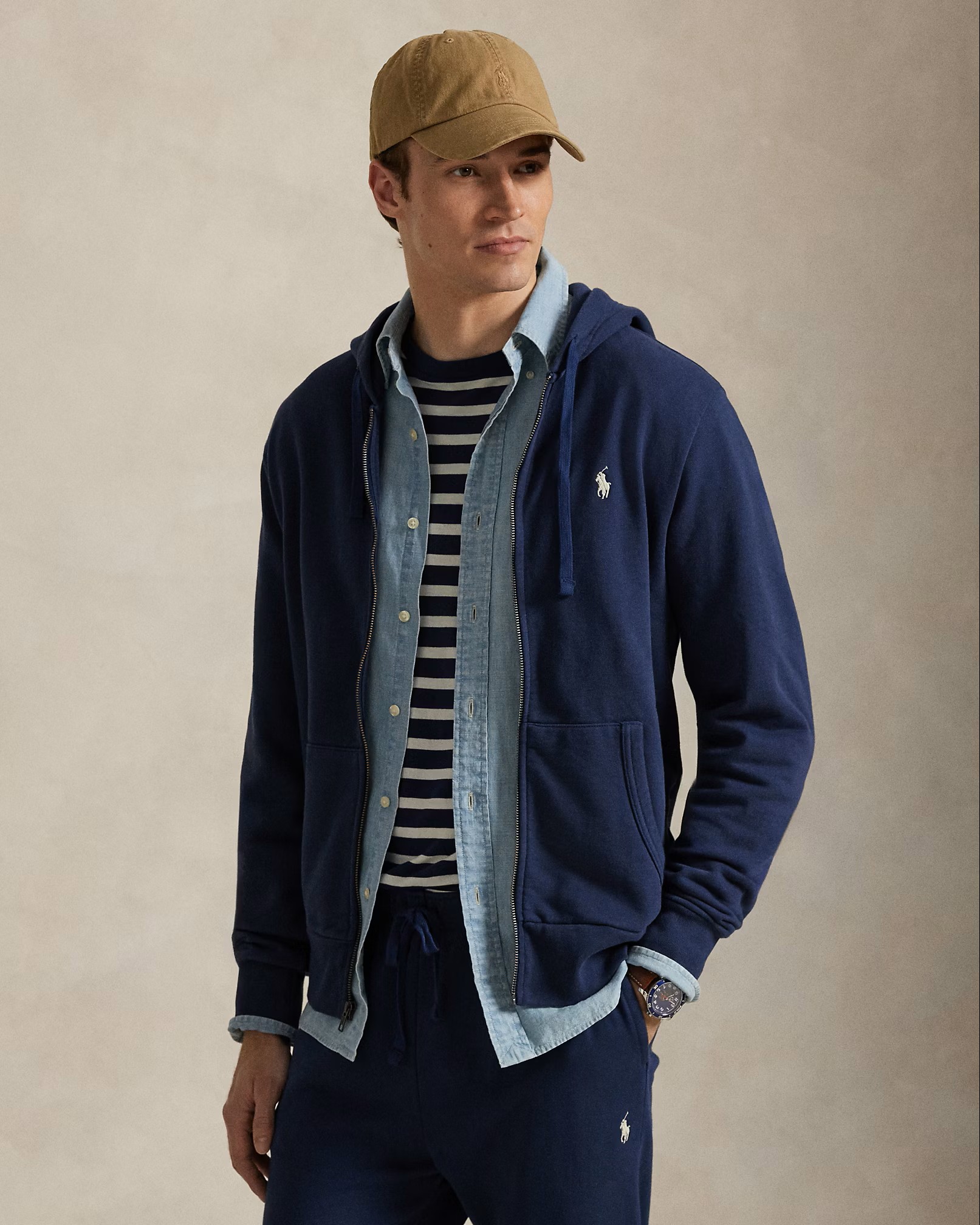 Polo Ralph Lauren cotton loopback hoodie