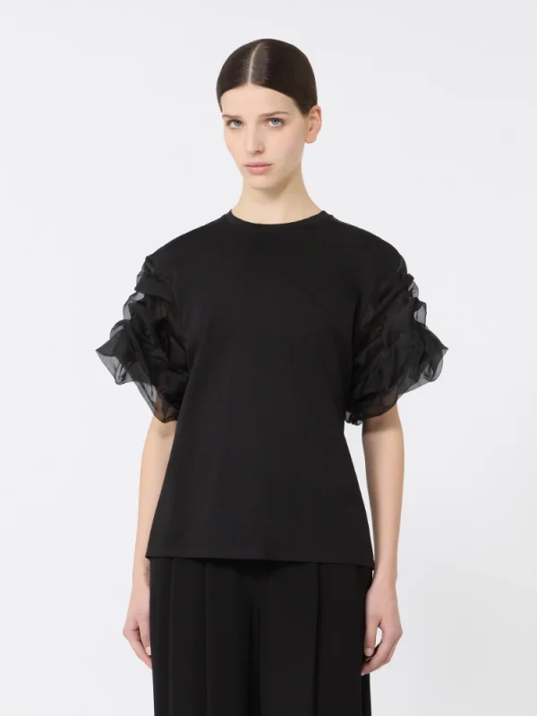 T-shirt in jersey- Max Mara Studio